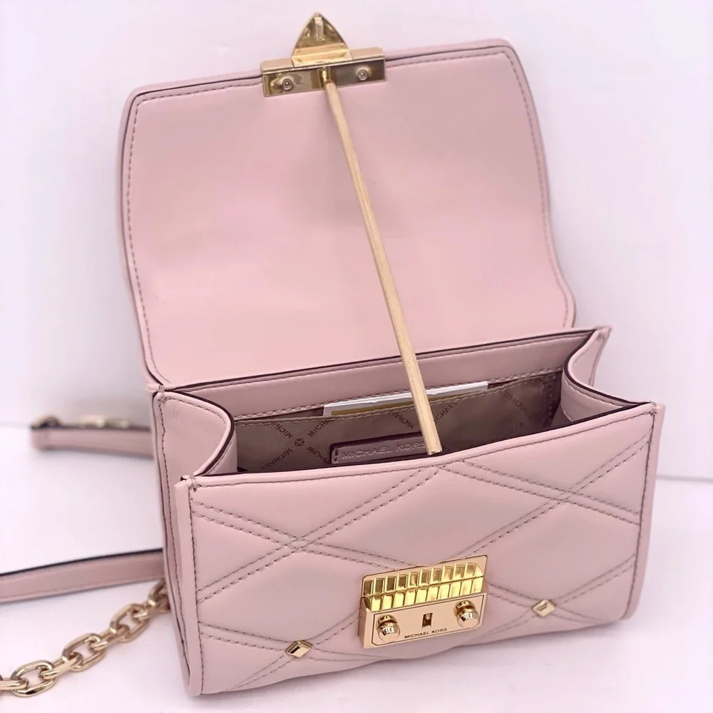 Michael Kors Serena Small Studded Crossbody